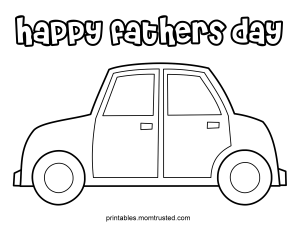 Classic Cars Wallpaper on Happy Father        S Day   Car Coloring Page   Preschool Activities