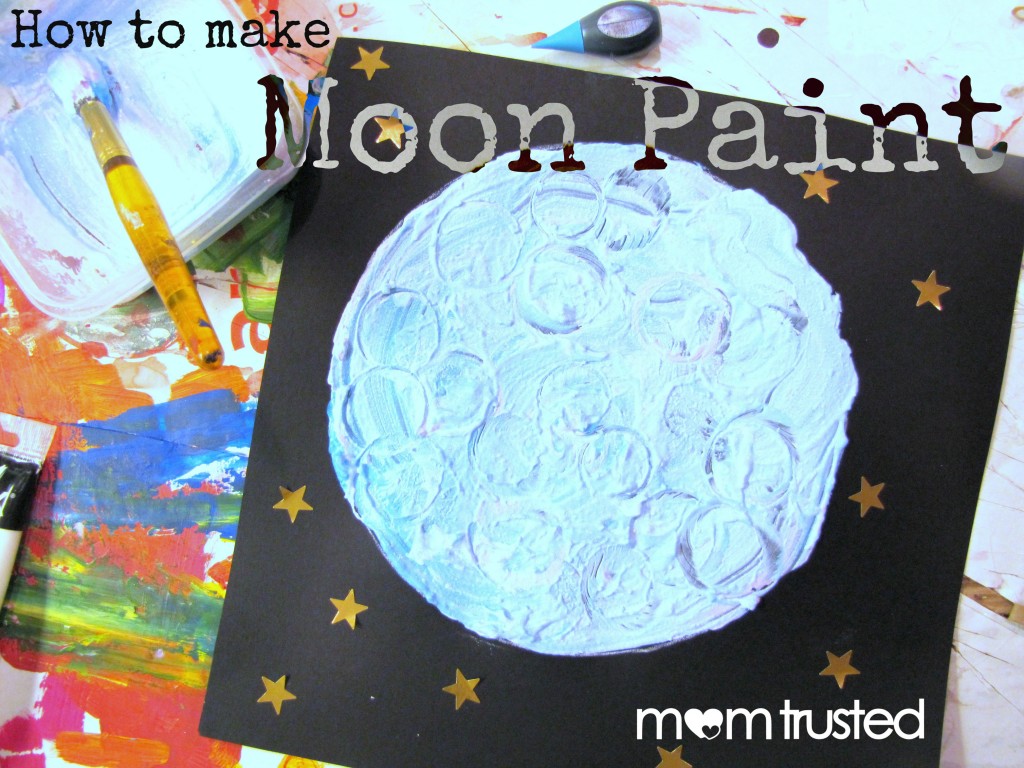 Once In A Blue Or Purple Moon How To Make Moon Paint Preschool