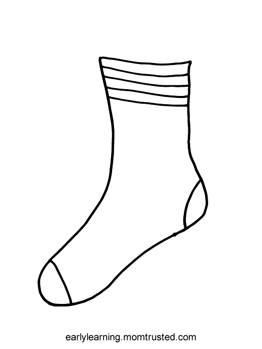 Socks for Fox Printable - Preschool Activities and PrintablesPreschool