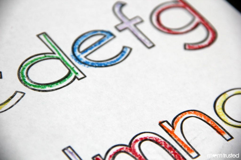 Rainbow Letters Lesson and Printables by MomTrusted_com 2