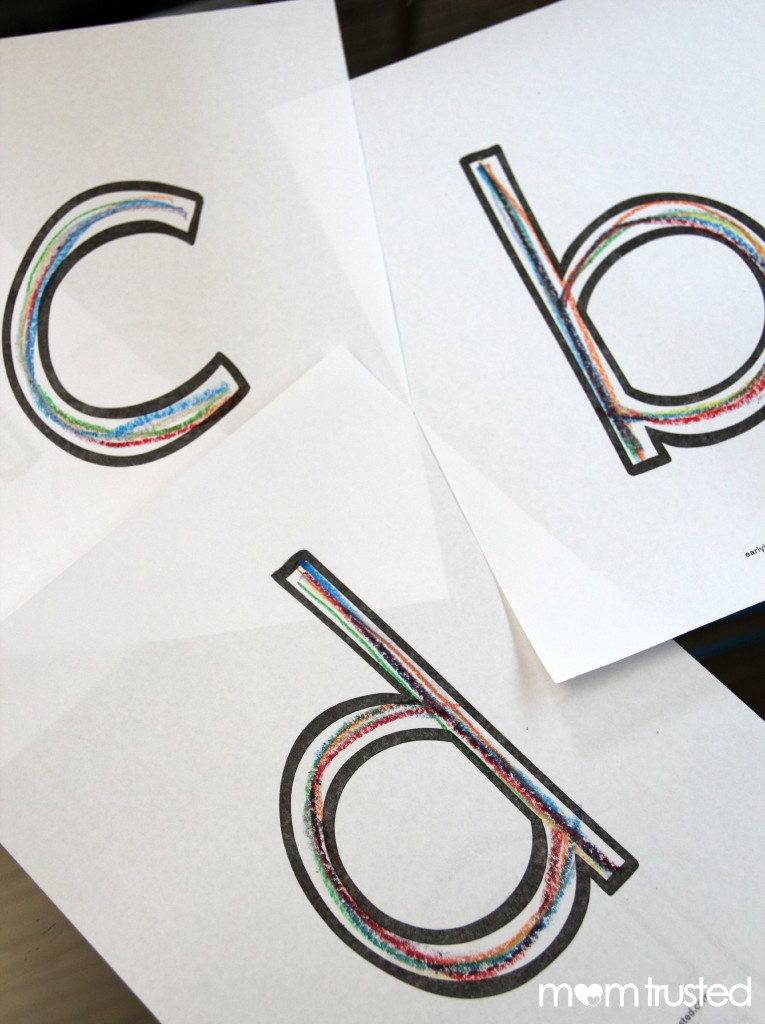 Rainbow Letters Lesson and Printables by MomTrusted_com 4
