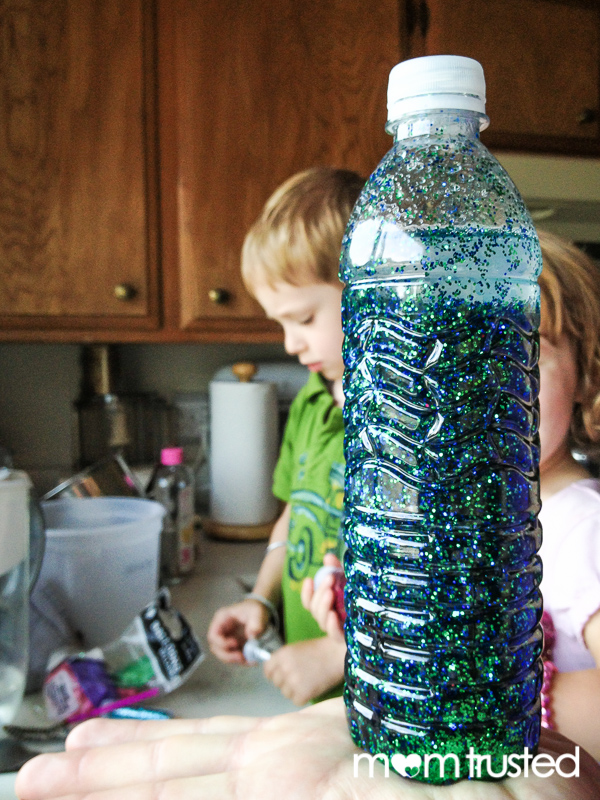 Homemade Time-Out Glitter Bottle Timer | Preschool Activities and ...